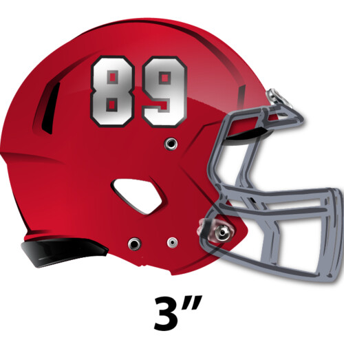 Chrome  3" 2 Color Die-Cut Number Set Thumbnail