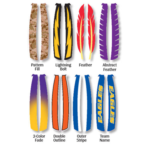 Mohawk Stripes and Feathers Thumbnail