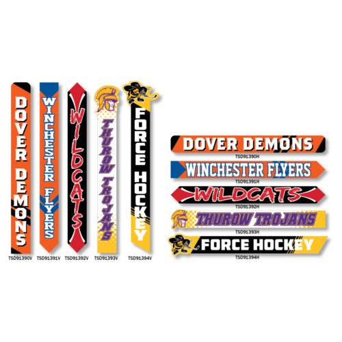 Team Hockey Stick Decals Thumbnail