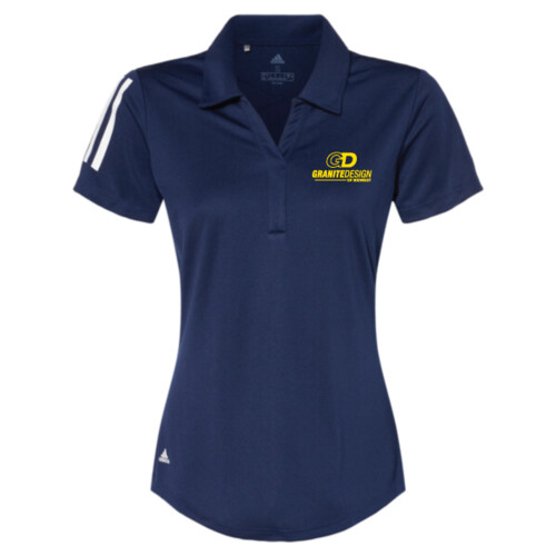 Adidas Women's Floating 3-Stripes Polo Thumbnail