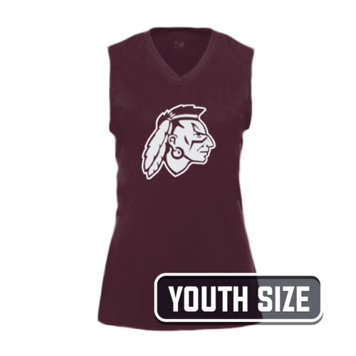 Badger Girls' B-Core Sleeveless T-Shirt Thumbnail