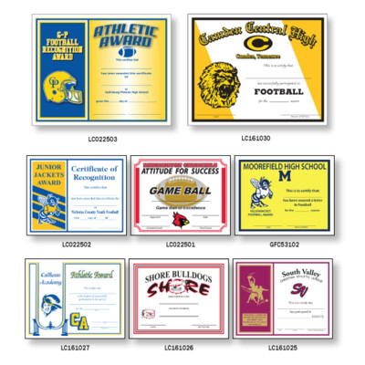 Premium Linen Cover Imprinted Certificates Thumbnail