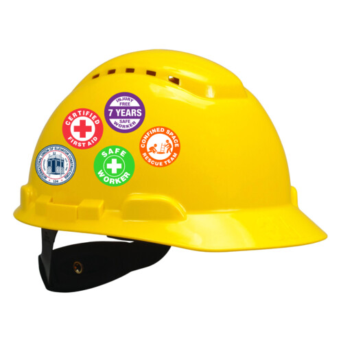 Hard Hat Safety Decals Thumbnail