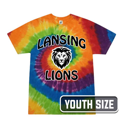 Colortone Youth Multi-Color Tie-Dyed T-Shirt Thumbnail