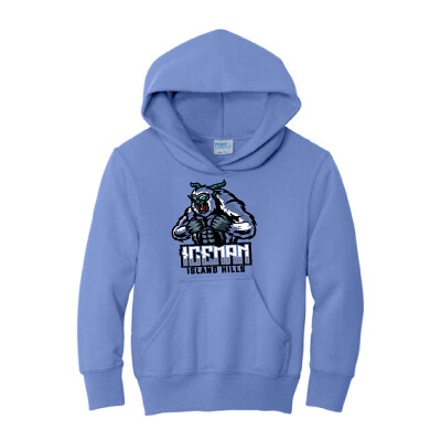 Port and Company 9oz Fleece Pullover Hooded Sweatshirt Thumbnail