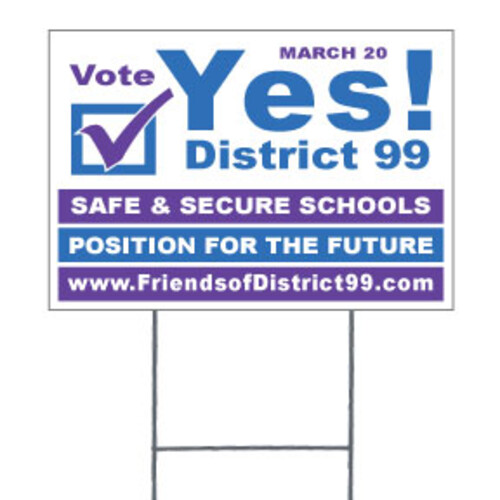 12" x 24" Yard Sign Thumbnail