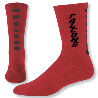 Augusta Colorblocked Crew Socks IMPRINTED Thumbnail