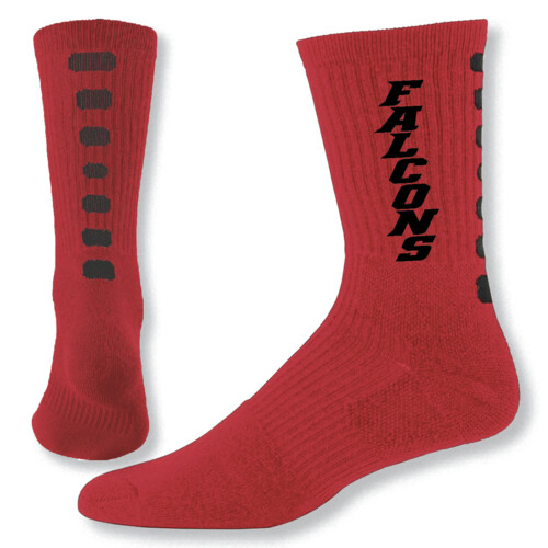 Augusta Colorblocked Crew Socks IMPRINTED Thumbnail