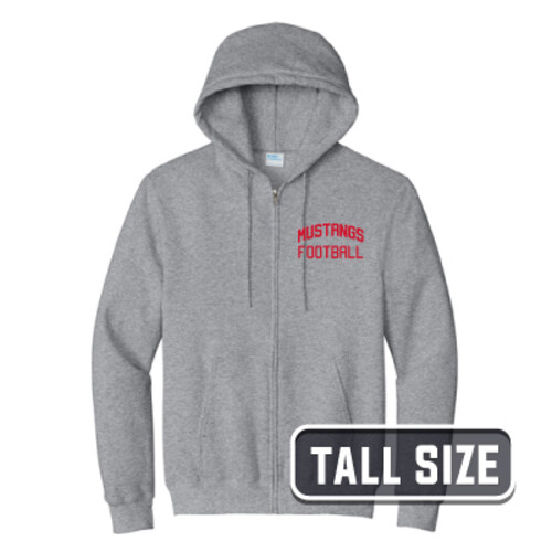 Port & Company Fleece Tall Full Zip Hooded Sweatshirt Thumbnail