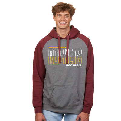 Enza Colorblock Fleece Pullover Hood Thumbnail