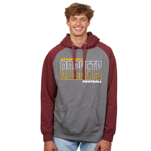 Enza Colorblock Fleece Pullover Hood Thumbnail