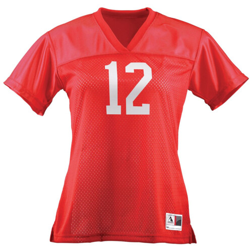 Augusta Ladies Junior Fit Football Tee Thumbnail