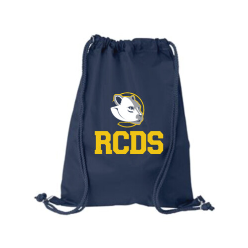 Augusta Tri-Color Drawstring Backpack 14" x 18" Thumbnail