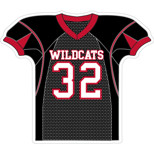 Personalized Football Jersey Yard Sign Thumbnail
