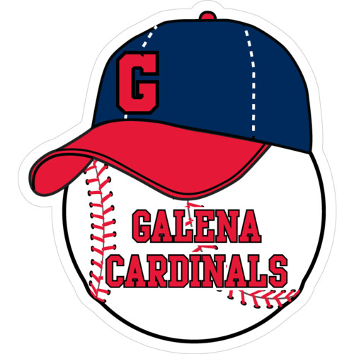 Baseball Hat Ball Yard Sign Thumbnail