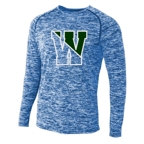 A4 N3305 Long Sleeve Raglan Space Dye Thumbnail