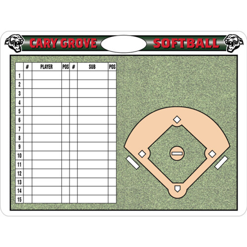 DAB1824 Sideline Dry Erase Coach Board with Cut-Out Thumbnail