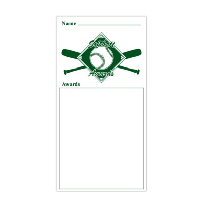 Softball Award Board OUTLINE Thumbnail