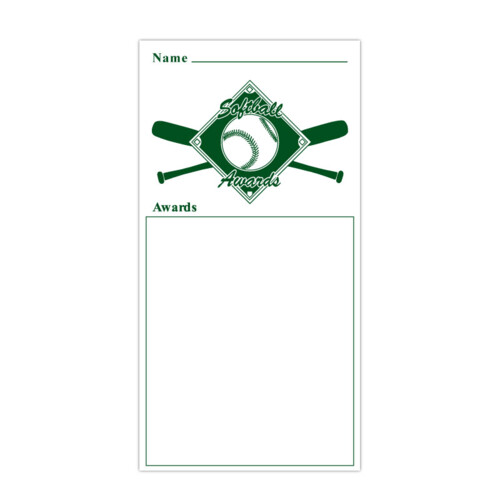 Softball Award Board OUTLINE Thumbnail