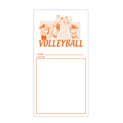 Volleyball Award Board OUTLINE Thumbnail
