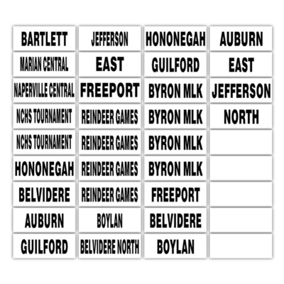 Replacement Labels For Team Boards Thumbnail