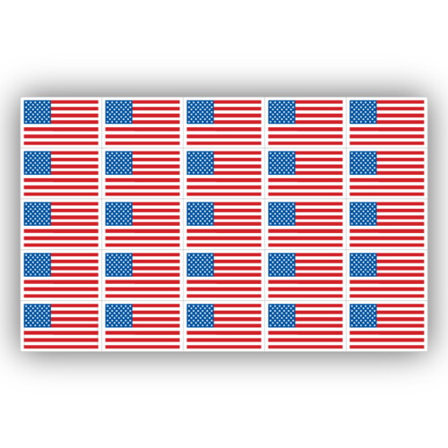 American Flag Decals Thumbnail