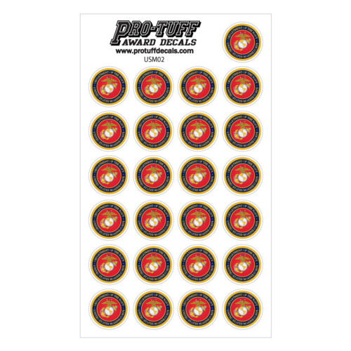 1 1/2” US Marine Corps Navy Decals Thumbnail