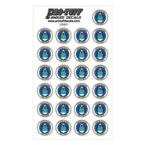 1 1/2” US Air Force Decals Thumbnail