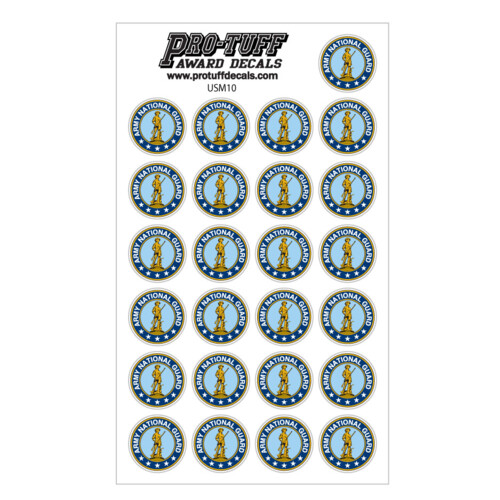 1 1/2” US Army National Guard Decals Thumbnail
