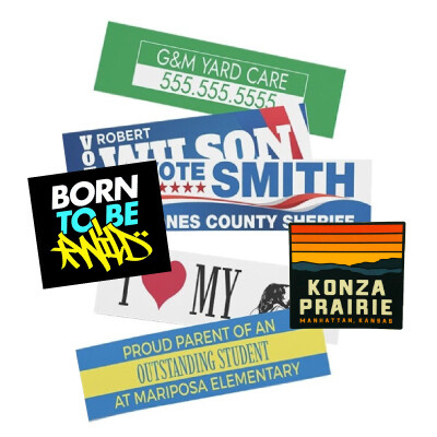 Bumper and Sticker Decals Thumbnail