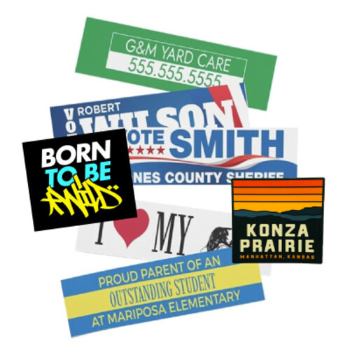 Bumper and Sticker Decals Thumbnail