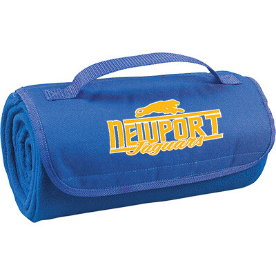 Roll-Up Imprinted 53” x 48” Fleece Blanket Thumbnail