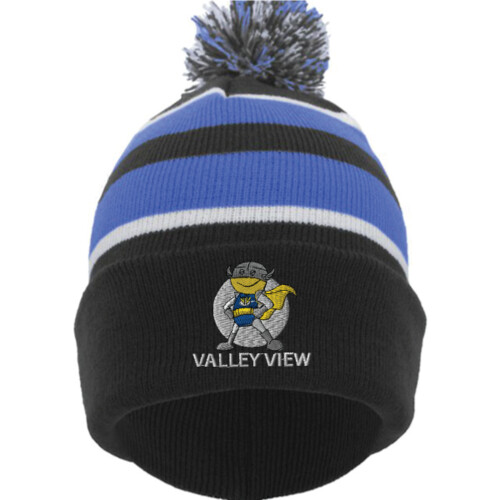 Pacific Knit Fold Over Pom-Pom Beanie Thumbnail