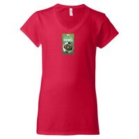 Gildan Softstyle Women's V-Neck T-Shirt Thumbnail