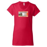 Gildan Softstyle Women's V-Neck T-Shirt Thumbnail