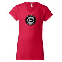 Gildan Softstyle Women's V-Neck T-Shirt Thumbnail